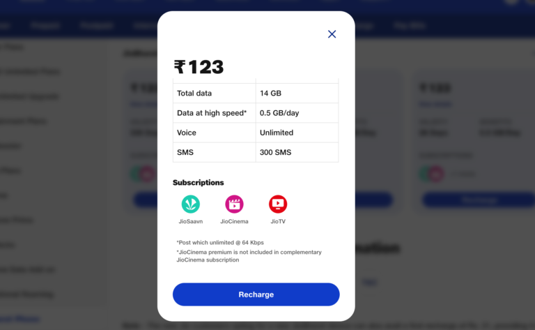 123 रुपये का JioBhart Phone प्लान, पूरे महीने होगी बात और चलेगा इंटरनेट
