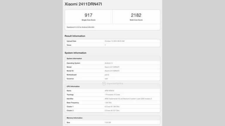 redmi-14c-5g-indian-variant-geekbench