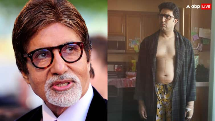 amitabh bachchan pens heartfelt note for Abhishek bachchan film i want to talk अमिताभ बच्चन ने की I Want To Talk में अभिषेक के काम की तारीफ, कविता की पंक्तियों से बयां किया दिल का हाल