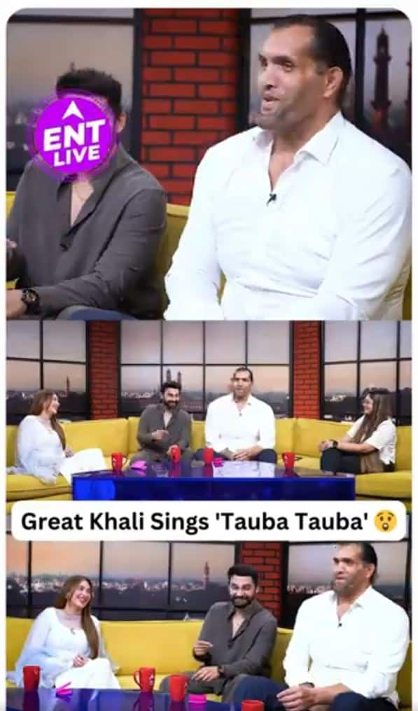 Great Khali ने दिखाया Surprising Talent, गाया 'Tauba Tauba'!