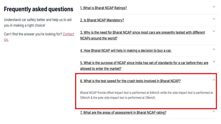 Bncap Crash Test Speed