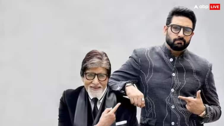 kaun banega crorepati 16 Abhishek Bachchan reveals Amitabh Bachchan reacts wearing his clothes and shoes कौन बनेगा करोड़पति 16 में अभिषेक बच्चन के जूते पहनकर पहुंचे अमिताभ, शो में सबके सामने एक्टर कह दी ये बात